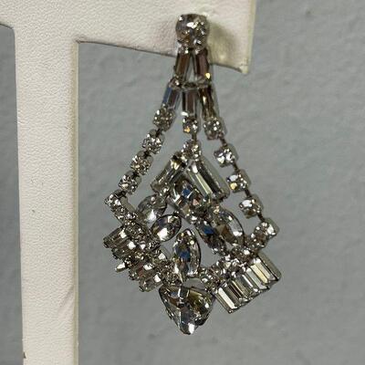 #128 Rhinestone Earrings from Nordstrom's - Costume  