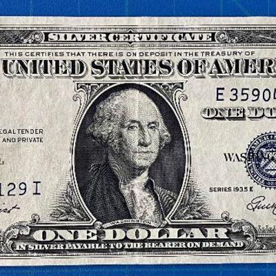 #142 One Dollar Silver Certificate Series E