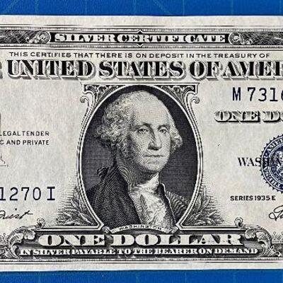 #143  One Dollar Silver Certificate Series E