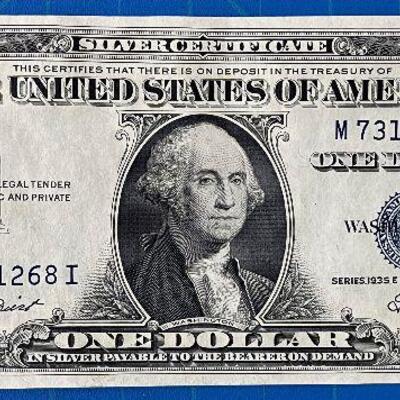 #145 One Dollar Silver Certificate Series E