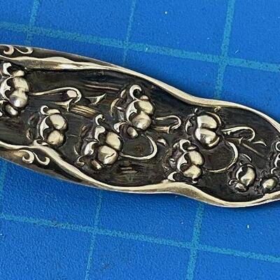 #161 Antique Sterling Silver Spoons Marked "Davenport" 20g.