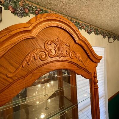 Pulaski Lighted Curio Cabinet 