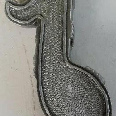 Enamel Topped Metal Music Note Box