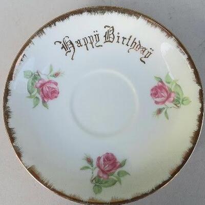 Happy Birthday Cup and Saucer