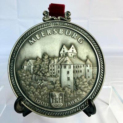 Meersberg, Germany Pewter Medallion