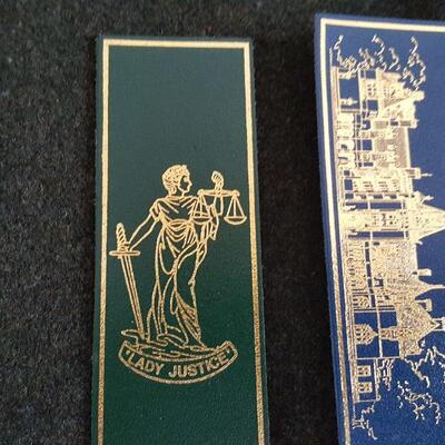 Leather Souvenir Bookmarks