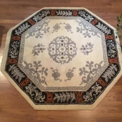E - 447. Chinese Octagon Rug 