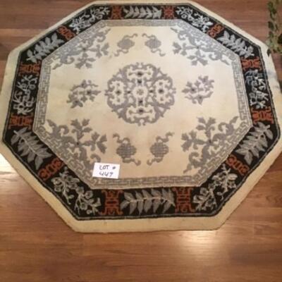 E - 447. Chinese Octagon Rug 