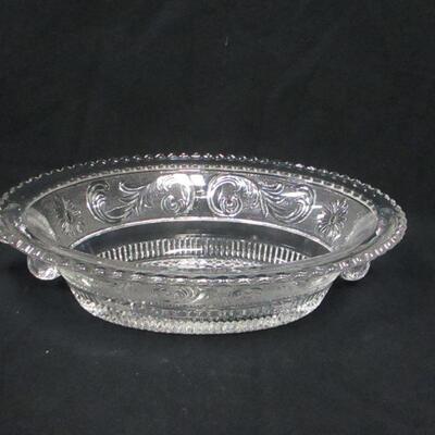 Lot 2 - Vintage Crystal Glass Bowl 