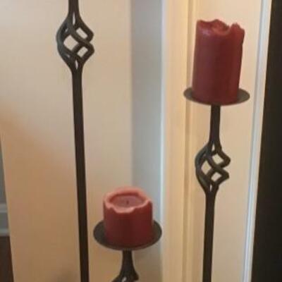 E - 450 Wrought Iron Candle Holders 