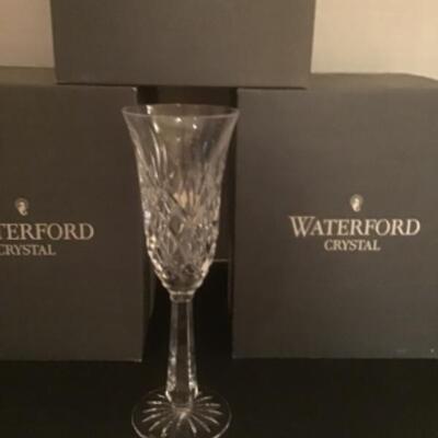 E - 469 Set of 4 Waterford Avonmore Champagne Glasses