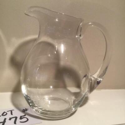 E - 475. Waterford Pitcher 