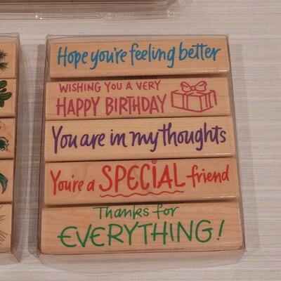 Lot 22: New Rubber Stamp Sets (3)