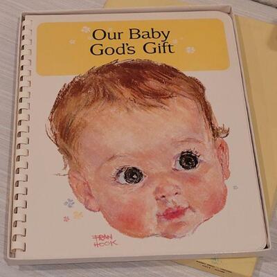 Lot 23: NEW Baby Music Box, Baby Book and Album 
