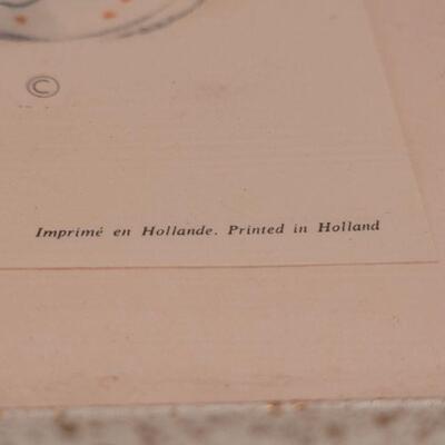 Lot 24: (2) Vintage Baby Kunst-Adelt Lithographs (Holland)