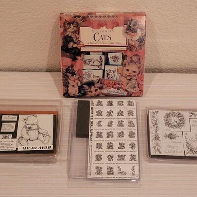 Lot 34: New Rubber Stamp Sets (4)