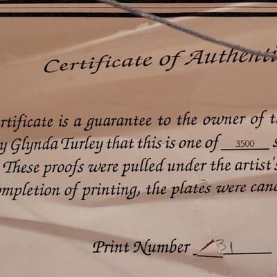 Lot 35: Glynda Turley Print - Signed & Numbered 