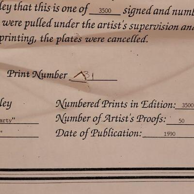 Lot 35: Glynda Turley Print - Signed & Numbered 