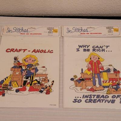 Lot 36: NEW Vintage Iron On Transfers 