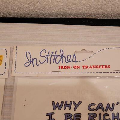 Lot 36: NEW Vintage Iron On Transfers 