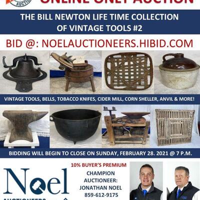 Online Only Auction The Bill Newton Life Time Collection of Vintage Tools #2