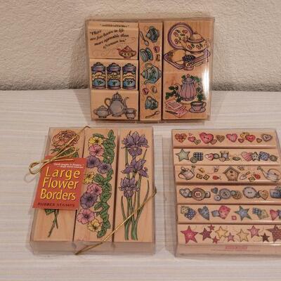 Lot 42: NEW Rubber Stamp Sets (3)