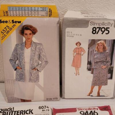 Lot 43:  (10) Vintage 1970's & 80's Sewing Patterns 