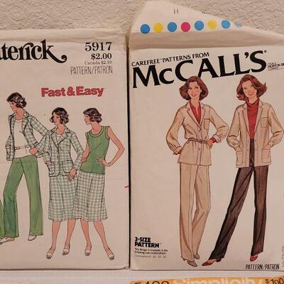 Lot 48: (10) Vintage 1970's Sewing Patterns 