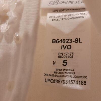 Lot 53: New Size 5 Girls Sweater 