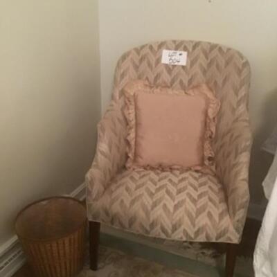 I - 504 Vintage Upholstered Arm Chair 