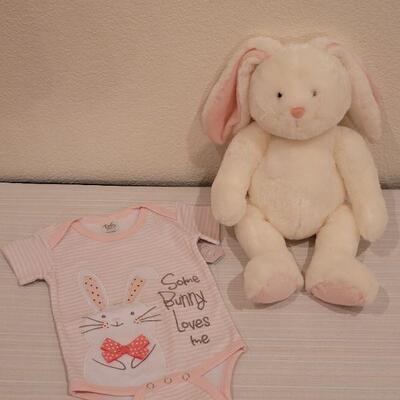 Lot 60: Baby Girl GANTZ Onsie & Bunny