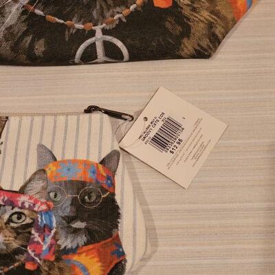 Lot 69: New Groovy Cat Tote and Smaller Zipper Bag