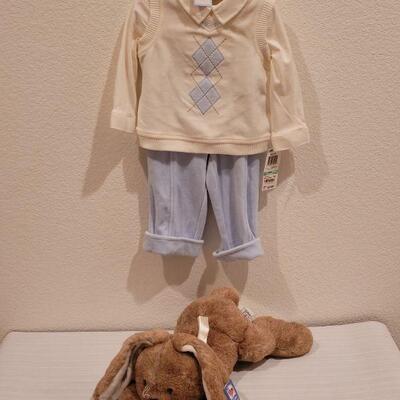 Lot 70: New Boys (18 month) Outfit and New Bunny