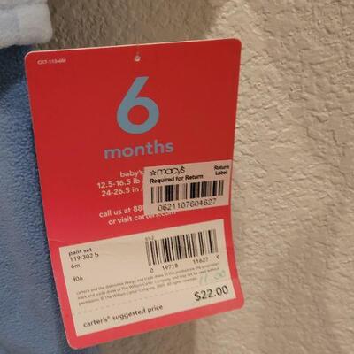 Lot 75: (2) New Baby Boy Outfits (6 month) 