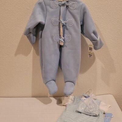 Lot 77: (2) New Baby Boy Outfits 