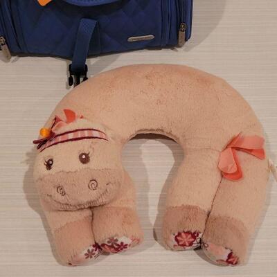 Lot 80: New Travel Toiletry Bag and Neck Pillow