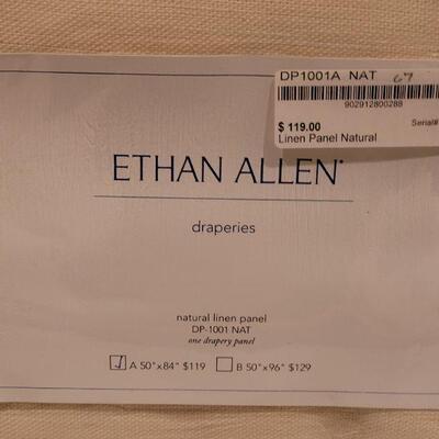 Lot 84: New Ethan Allen Draperies 