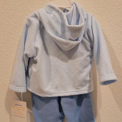 Lot 92: (2) New Baby Boy Outfits and Bunny