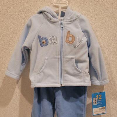 Lot 92: (2) New Baby Boy Outfits and Bunny