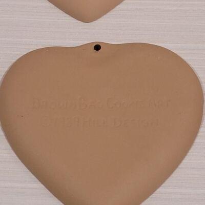 Lot 93: Brown Bag Cookie Art Heart Molds (4)