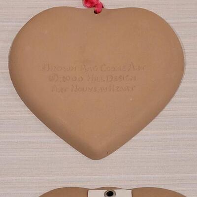 Lot 93: Brown Bag Cookie Art Heart Molds (4)