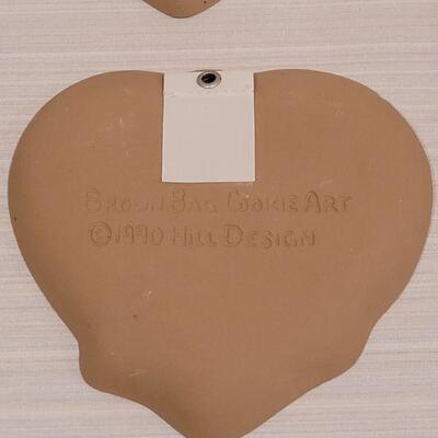 Lot 93: Brown Bag Cookie Art Heart Molds (4)