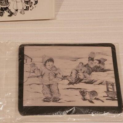 Lot 98: New/Vintage Notecards and Mini Mats