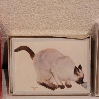 Lot 102: Vintage Siamese Cat Stationary and Notecards