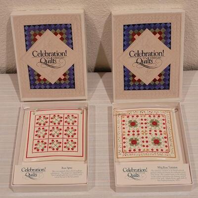 Lot 105: (2) New in Boxes Celebration! Quilt Hanging Tiles