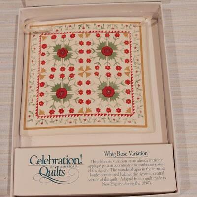 Lot 105: (2) New in Boxes Celebration! Quilt Hanging Tiles