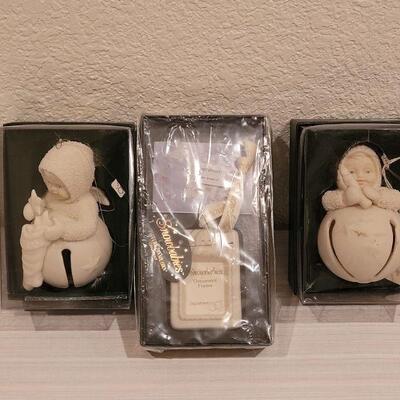 Lot 106: (3) Snowbabies Ornaments 