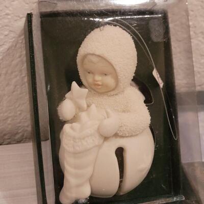 Lot 106: (3) Snowbabies Ornaments 