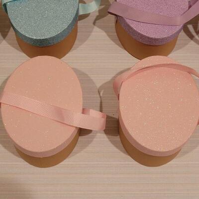Lot 107: (6) New Easter Egg Boxes
