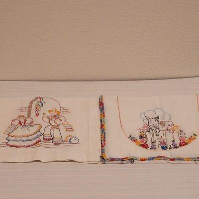 Lot 110: (2) Vintage Needlepoints Table Runners 